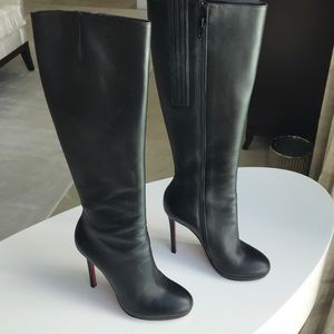 authentic Christian Louboutin tall boots